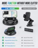 Car Phone Holder 360 Degree Rotation Navigation Mount Splendid Dashboard - Image 7