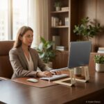 SOUNDANCE Laptop Stand, Aluminum Computer Riser - Image 7