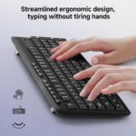 Redragon Wireless Keyboard, 2.4G Full-Sized Ergonomic Wireless Computer Keyboard - Image 7