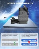 65W USB C Laptop Charger fits for HP Envy x360, EliteBook 840, Spectre x360 - Image 7