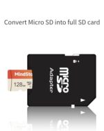 Micro SDXC 128GB Memory Card, MindStor 90MB/s Read Speed TF Card with Adapter - Image 7