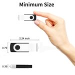 128MB Bulk Flash Drives 100 Pack, EASTBULL USB 2.0 Metal Flash Drives Bulk Thumb - Image 7