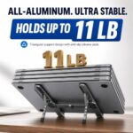 Laptop Stand with Foldable USB Hub, Adjustable Ergonomic Desk Riser - Image 7