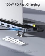 Baseus Laptop Docking Station Stand, 12 in 1 HUB Triple 4K Display, HDMI/DP - Image 7