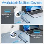USB Hub 3.0,USB c hub,USB hub with Multiport Adapter - Image 7