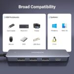 UGREEN USB Hub 4 Ports, USB-C & 3xUSB-A Multiport Adapter, Powered 3.0 Hub - Image 7