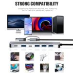 Aluminum 7 in 1 USB C/USB Hub, 2* USB C and 5* USB, USB 3.0 and USB 2.0 Ports - Image 7