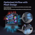 Okinos Aqua 6 Infinity, ATX PC Case, 3 × 120mm Infinity ARGB PWM Fans - Image 7