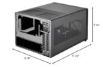 SilverStone Technology Ultra Compact Mini-ITX Computer Case with Mesh Front - Image 7