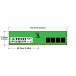 A-Tech 64GB Kit (2x32GB) DDR5 5600MHz PC5-44800 CL46 UDIMM 2Rx8 Dual Rank 1.1V - Image 8