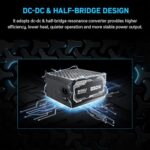 850W Fully Modular Power Supply, 80+ Gold Certified PSU - Image 7