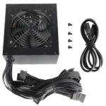 600W ATX Power Supply PSU, ESGAMING with 120mm Ultra Quiet Cooling Fan All - Image 7
