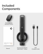 Spigen Selfie Stick Tripod Stand with Bluetooth Remote Control Shutter 24" - Image 7