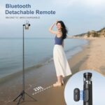 66" Automatic Phone Tripod Stand with Remote - Image 7