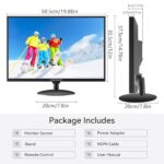 21.5 inch Computer Monitor 1920x1080 PC Monitor with HDMI VGA AV BNC USB Ports - Image 7
