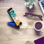 Portable Cell Phone Stand for Desk, Foldable Pocket Travel Mobile Phone Holder - Image 7