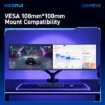 KOORUI 24 Inch Gaming Monitor, 180Hz FHD 1080P VA Display with 3000:1 Contrast - Image 7