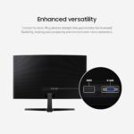 Samsung 27" Essential S3 (S36GD) Series FHD 1800R Curved Computer Monitor - Image 7