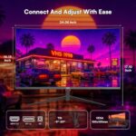 27 Inch Curved Monitor, FHD 1080P 100Hz Computer Display - Image 7