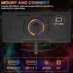 Gawfolk 34 Inch Ultrawide Gaming Monitor, 165Hz UWQHD (3440x1440) IPS Computer - Image 7