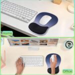 Gel Wrist Rest Mouse Pad, Ergonomic Mousepad with Wrist Support - Image 7