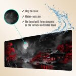 Extended Gaming Mouse Pad, Large Mouse Mat 3 mm Nature Rubber Base Mousepad with - Image 7