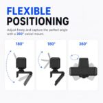 1080P Webcam with Microphone, USB Camera for PC and Laptop, Privacy Cover - Image 7