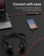 NUBWO HW02 USB Computer Headset with Clear Chat Microphone - Image 7