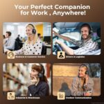 Dytole Wireless Headset with Mic for Work, Bluetooth Headset with Mic - Image 7