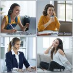 PrancyBt Upgraded Wireless Headset with Mic for Work - Image 7