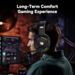 IMYB A36 Gaming Headset with Mic Stereo Headphones for Pc, PS5 - Image 4